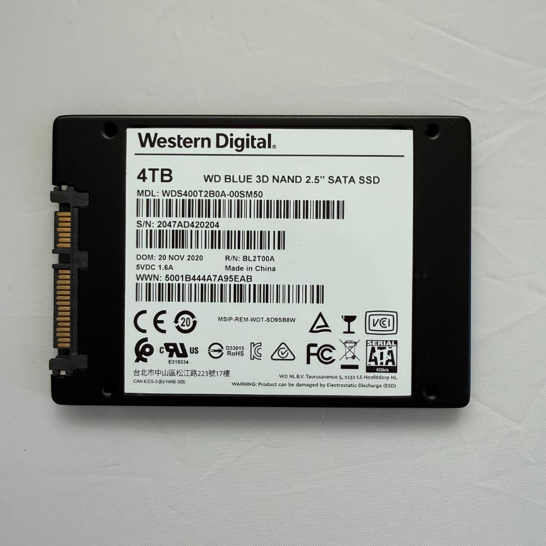 Western Digital 2.5インチ SSD 4TB Amazon.com: Western Digital 4TB WD Blue 3D NAND Internal PC SSD